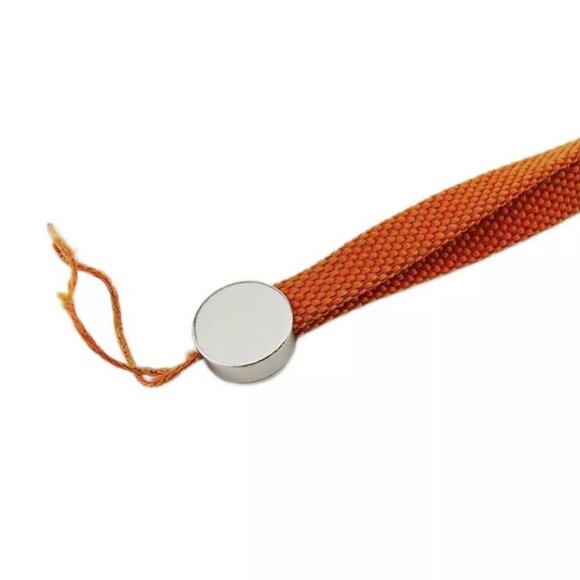 HERMES cell phone strap orange Authentic Used - Picture 5 of 13